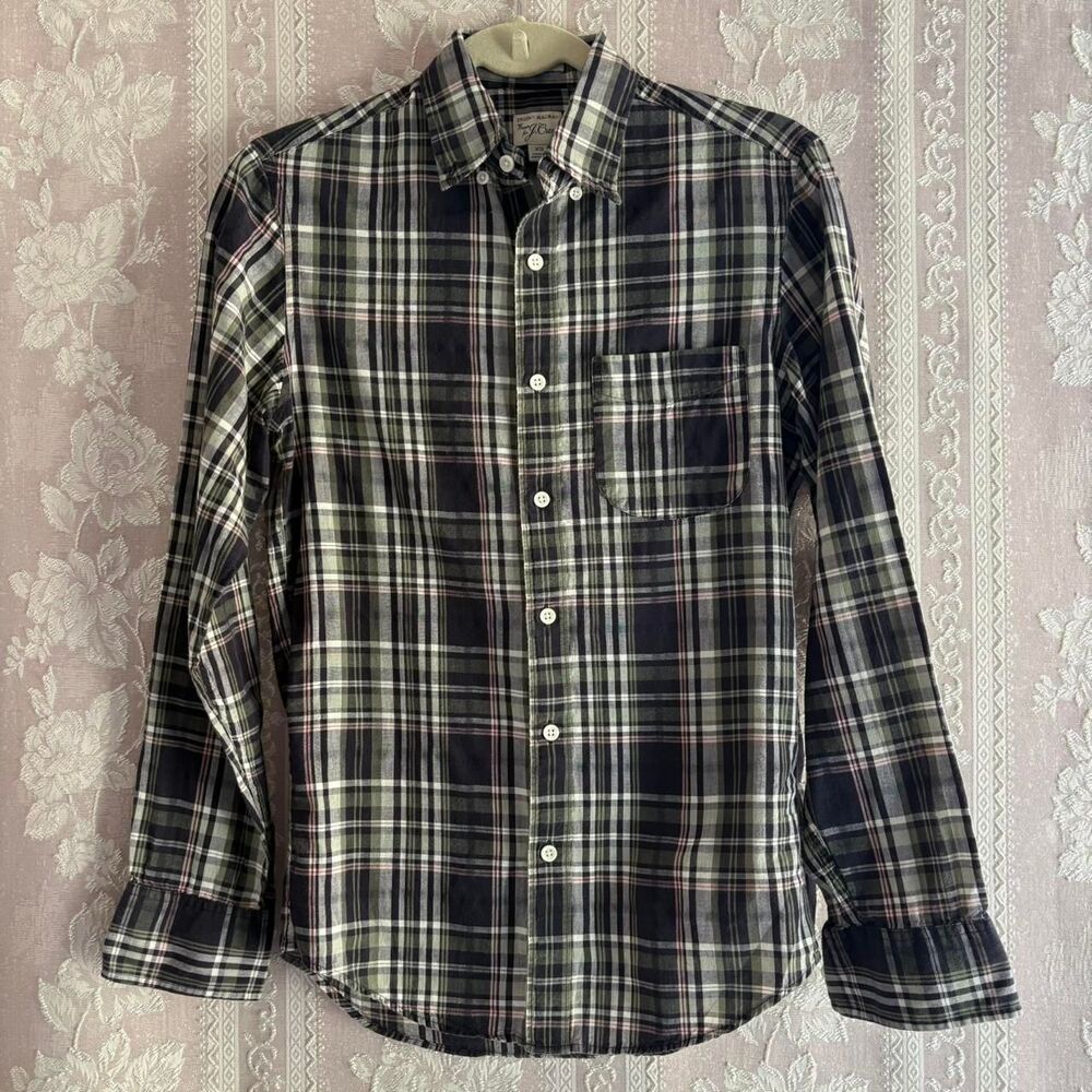 J. Crew Men's Slim Plaid Shirt